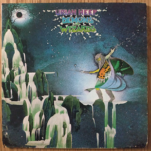 Uriah Heep Demons and Wizards UK first press lp vinyl