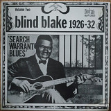 Blind Blake Search Warrant Blues US press lp vinyl