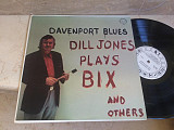 Dill Jones ‎– Davenport Blues - Dill Jones Plays Bix And Others ( USA ) JAZZ LP