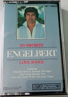 ENGELBERT HUMPERDINCK My Favorite Love Songs. Cassette US