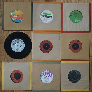 Колекція Англійських синглів 36 шт uk single 7 inch vinyl Beatles Hollies moody blues elvis