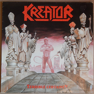 Kreator – Terrible Certainty (Noise International ‎– N 0086, Germany) EX+/EX+