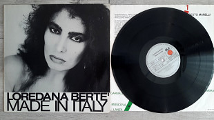 LOREDANA BERTE MADE IN ITALY ( CBS 85261 A1/B1 ) 1981 HOLL