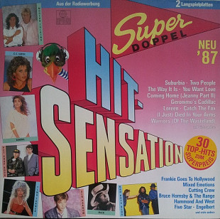 BAD BOYS BLUE, SANDRA, C.C.CATCH etc. 2LP «Super Doppel Hit-Sensation '87» ℗1986