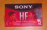 Аудиокассета Sony C-90HFL High Fidelity 90 Новая запечатанная.