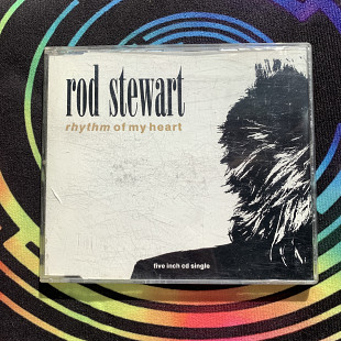 CD Rod Stewart – Rhythm Of My Heart (Maxi-Single) 1991 Warner Bros. Records Europe