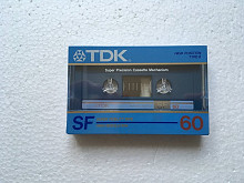 Аудиокассета TDK SF 60 Type I Normal Position cassette