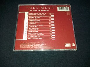 Foreigner "The Best Of Ballads" фирменный CD Made In Germany.