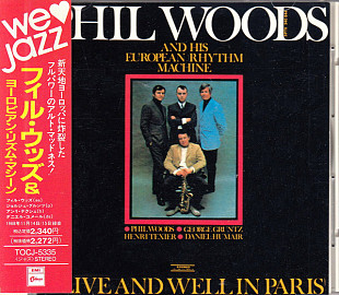 Phil Woods And His European Rhythm Machine ‎– Alive And Well In Paris +OBI