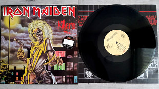 IRON MAIDEN KILLERS ( EMI 1C038-15 769 1 A2/B2 ) FAME STICKER 1981 EEC