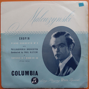 Chopin - Malcuzynski with Philharmonia Orchestra Conducted by Paul Kletzki – Piano Concerto No. 2; F