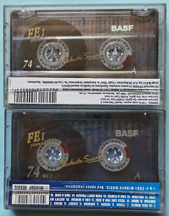 2 Аудиокассеты BASF fantastic sound FE1/74 min normal position