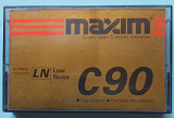 Винтажная Аудиокассета Maxim C-90/LN Japan 70-80 г.normal position