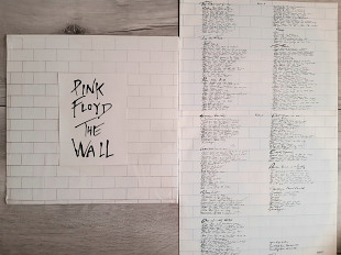 PINK FLOYD THE WALL 2 LP ( HARVEST 1C1981634101 A-5/B5 - 1C1981634111 A4/B3 ) G/F with Sticker