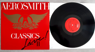 AEROSMITH CLASSICS - LIVE II ( CBS 460037 1 A1/B1 ) 1987 HOLL