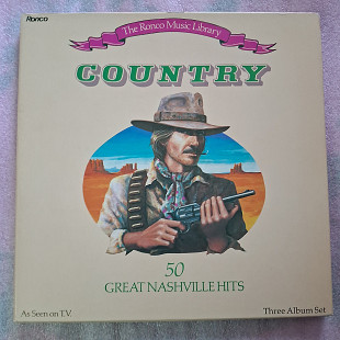 Country, 50 Great Nashville Hits\Ronco – RML 103\Бокс-сет3 LP\UK\1983\NM\NM