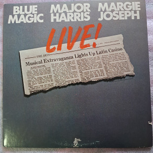 Blue Magic, Major Harris, Margie Joseph – Live!\WMOT Records – WM 2-5000\2 LP\US\1976\NM\NM