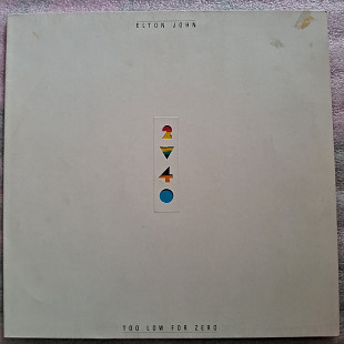 Elton John – Too Low For Zero\ The Rocket Record Company – 811 052-1\Netherlands\1983\VG\VG+