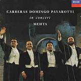 Jose Carreras, Placido Domingo, Luciano Pavarotti, Zubin Mehta ‎– In Concert (Germany)