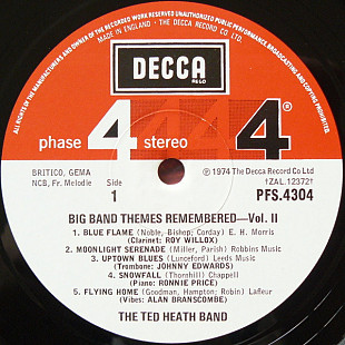 The Ted Heath Band* – Big Band Themes Remembered Vol. II