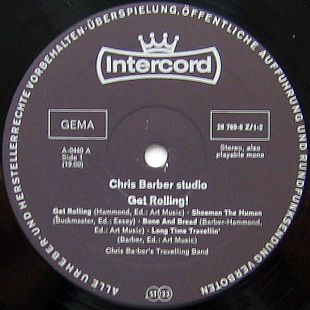 Chris Barber's Travelling Band – Get Rolling!