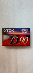 Новые аудиокассеты Tdk D90