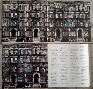 LED ZEPPELIN PHYSICAL GRAFFITI ( SWAN SONG P6317/18 N ) ORIGINAL COVER with CUT WINDOW 1975 JAPA