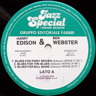 Harry Edison & Ben Webster – Harry Edison & Ben Webster