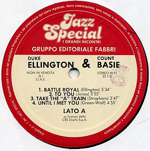 Count Basie & Duke Ellington – Count Basie & Duke Ellington
