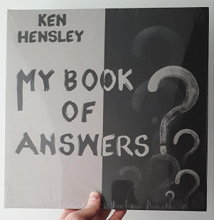 KEN HENSLEY – My Book Of Answers - White / Black Splatter Vinyl '2022 Hear No Evil EU - NEW