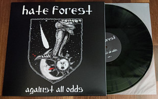 HATE FOREST - Against All Odds (Swamp green with heavy black splatter)