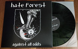 HATE FOREST - Against All Odds (Swamp green with heavy black splatter)
