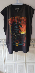 Футболка "Guns N'Roses" (100% cotton, 2XL, Morocco) б/у