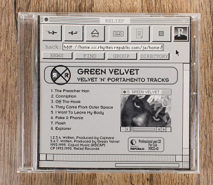 Green Velvet - Velvet 'N' Portamento Tracks (Японія)