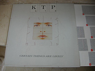 Kissing The Pink : Certain Things Are( UK KTPL 1003 ) LP