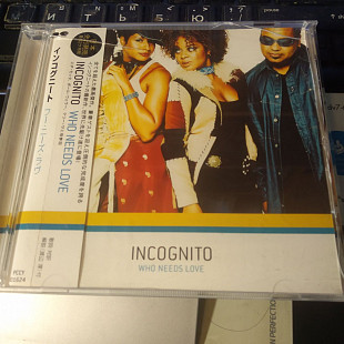 Incognito – Who Needs Love OBI 2002 JAP