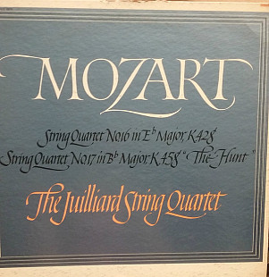 Mozart* - The Juilliard String Quartet* - String Quartet No. 16 In E♭ Major, K. 428 / String Quartet