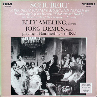 Schubert* – Elly Ameling, Jörg Demus - A Program Of Piano Music And Songs (made in USA)