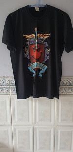 Футболка "Bon Jovi" (100% cotton, L, Morocco) б/у