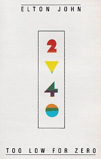 ELTON JOHN «Too Low For Zero» Dolby ℗1983