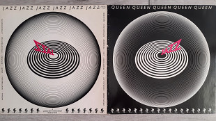 QUEEN JAZZ ( EMI 1C064-61820 A1/B2 ) with ATTACH POSTER !!! G/F 1978 GERMANY