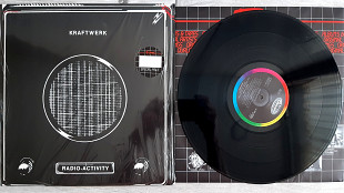 KRAFTWERK ( KRAUT ROCK ) RADIO-ACTIVITY ( CAPITOL 1A038-1575021 ) SCHRINK , STICKER , FAME 1975 HOLL