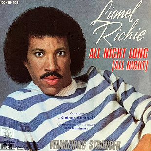 Lionel Richie – «All Night Long (All Night)» 7", 45 RPM, Single