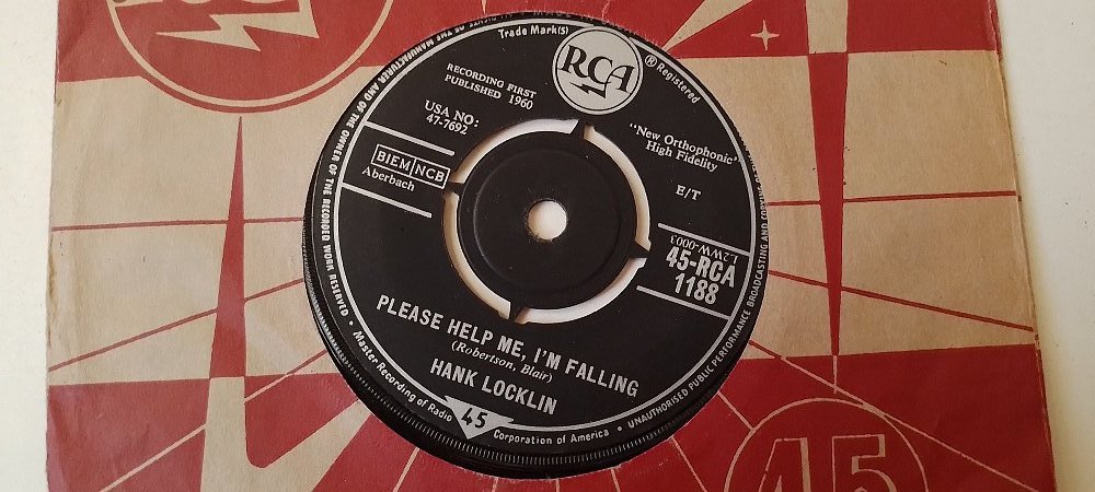 Hank Locklin Plase help me im falling-My old home town 1960 | Vinyl.com.ua