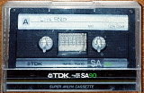 TDK SA90 ценоль, корпус без пленки