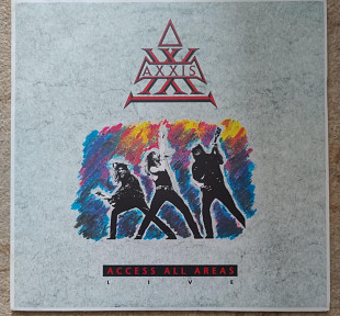 Axxis ‎– Access All Areas - Live + poster