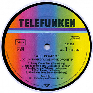 Udo Lindenberg & Das Panikorchester* – Ball Pompös