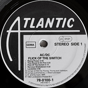 AC/DC – Flick Of The Switch