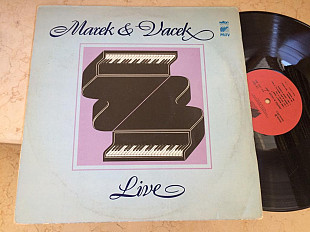 Marek &amp; Vacek ‎– Live ( Poland ) SUPER PIANO LP