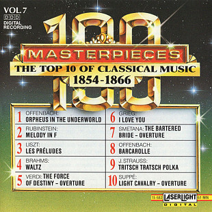 100 Masterpieces Vol.7 - The Top 10 Of Classical Music 1854-1866 ( USA )